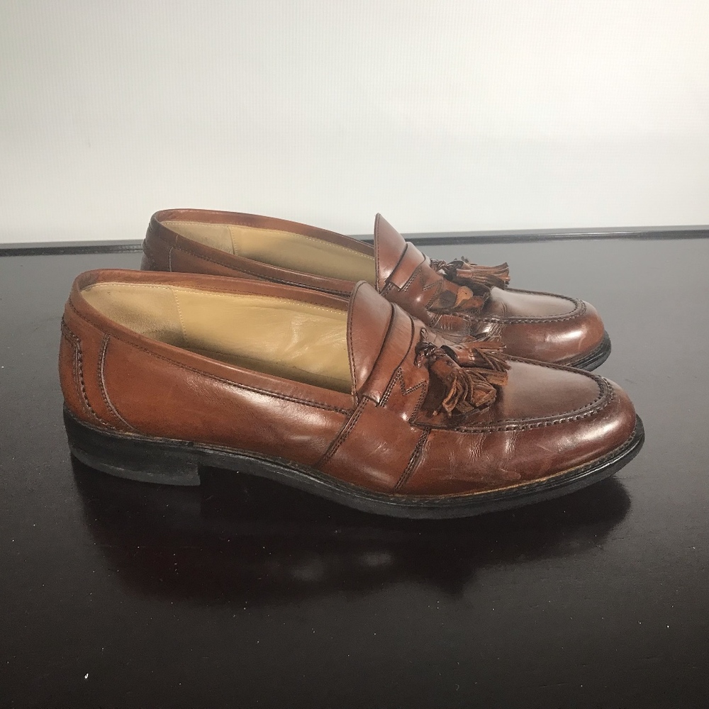 Johnston Murphy "Super Prime" Italy Tassel Sz 9 M